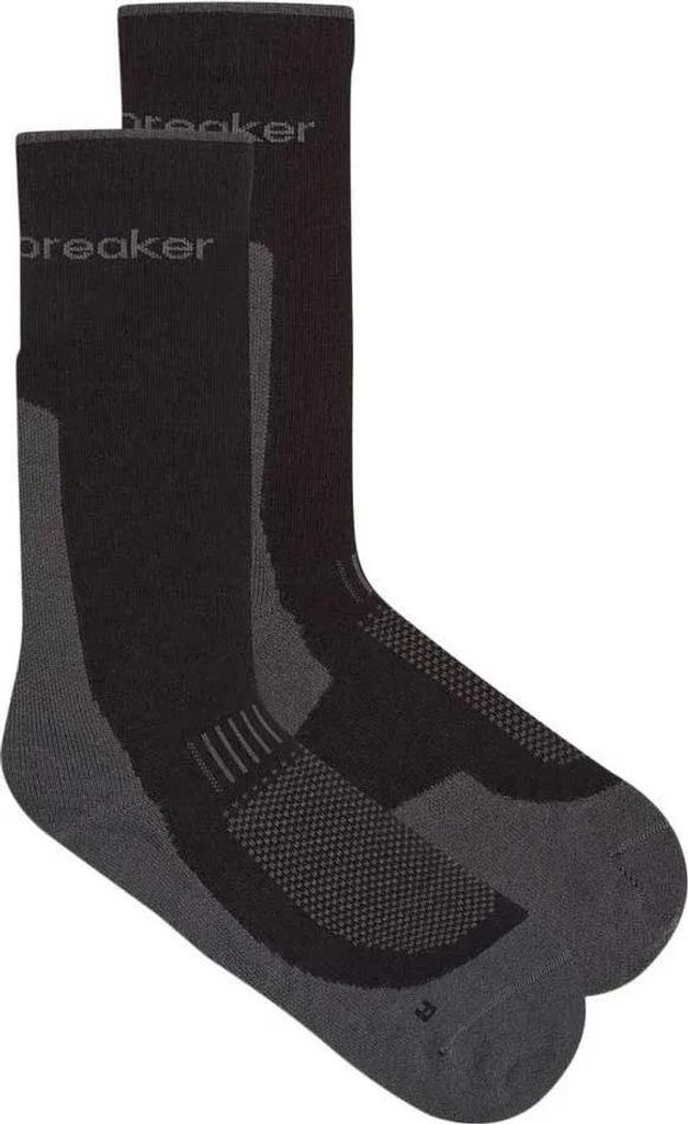 Icebreaker Merino Hike+ Light Crew Socken Schwarz EU 47-49 Herren Schwarz EU 47-49