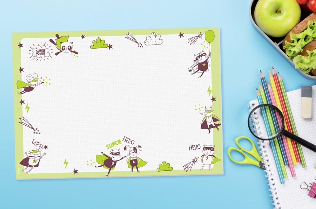 sigel Papier-Schreibunterlage "Bunny Ballerinas"