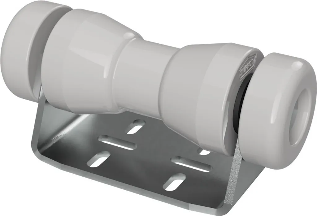 Rullo per Rimorchio Barca SUPROD 160mm Grigio Antitraccia PU