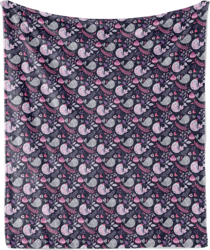 Abakuhaus Coperta Pile Flanella 175x230 cm - Fantasy Foresta Quarzo
