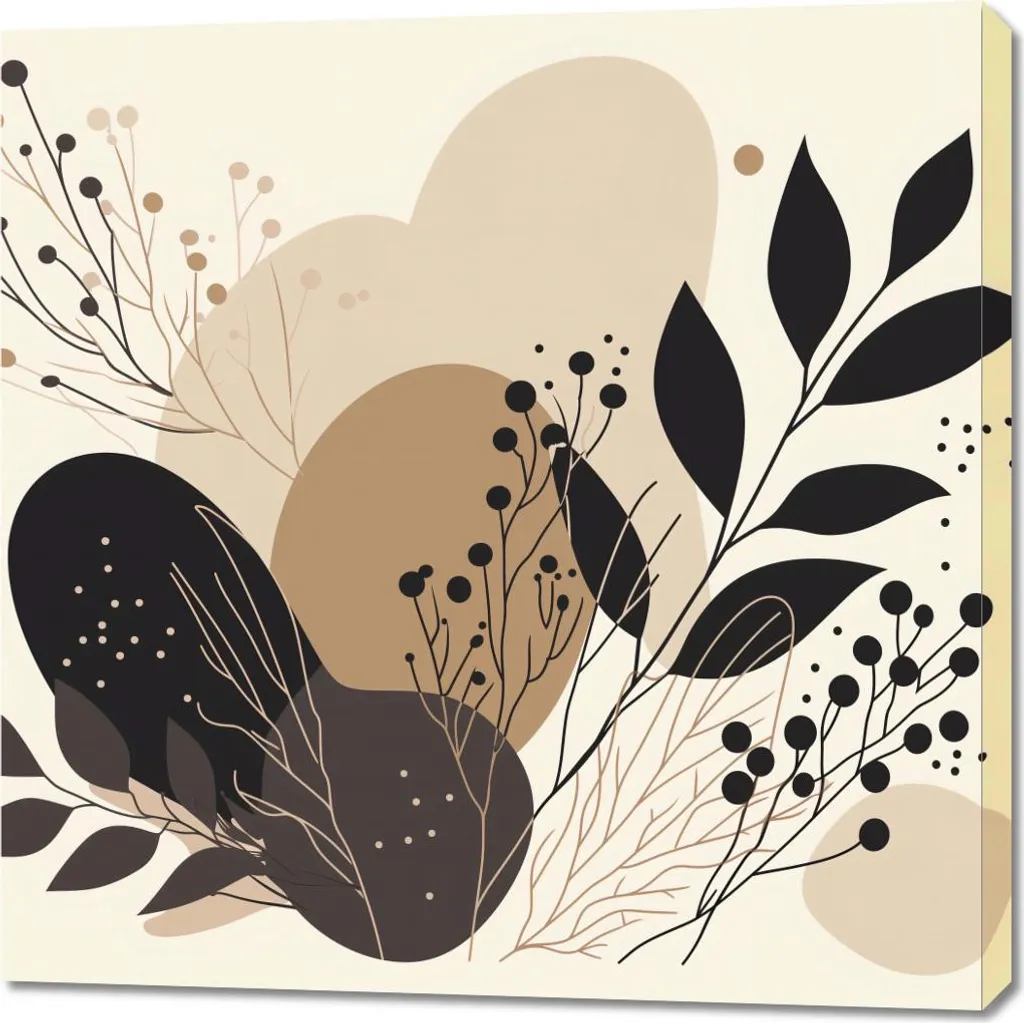 Quadro 90x90cm Armonia della natura