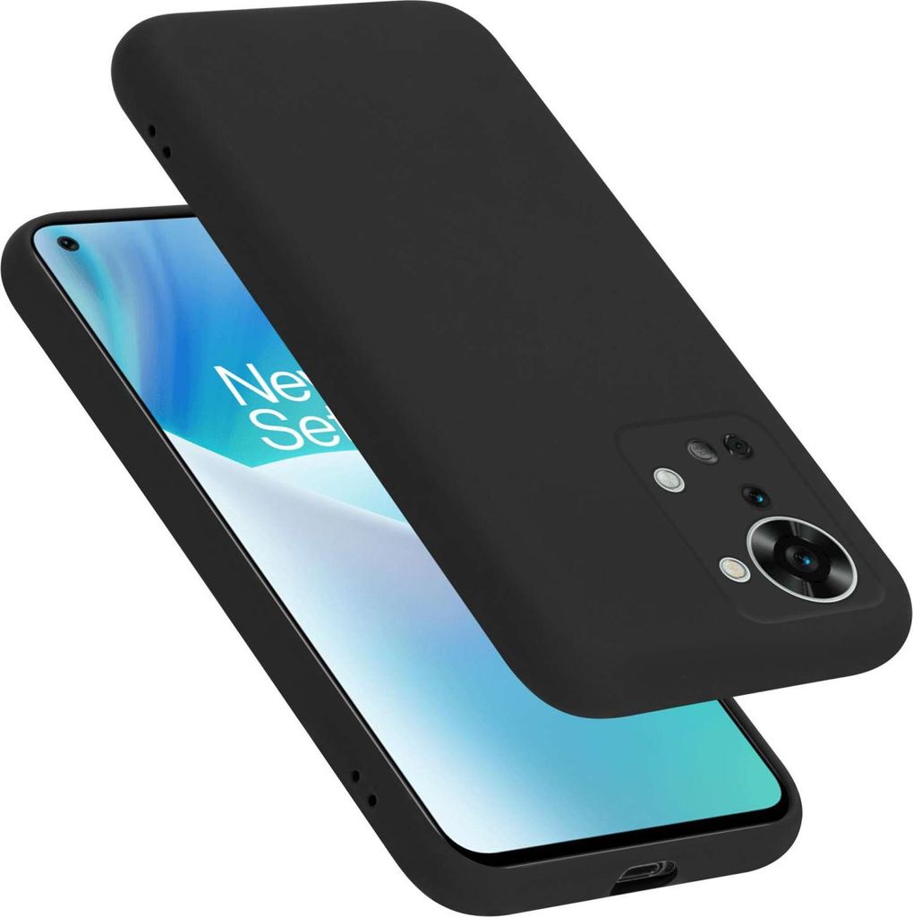 Cadorabo Hülle für OnePlus Nord 2T Hülle Silikon Handyhülle Case aus flüssigem Silikon, Kratzfeste und stoßfeste Schutzhülle für OnePlus No...