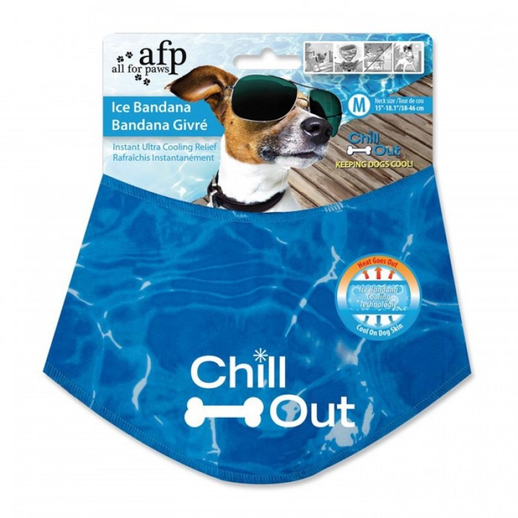 All for Paws Chill Out Ice Bandana- kühlendes Halstuch für Hunde M