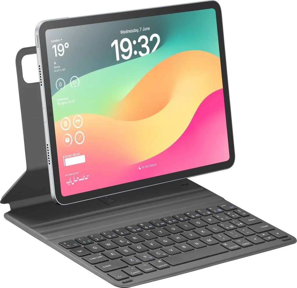 Étui Tablette 11" Cellularline KEYBOARDCASEIPADK Noir antichoc rigide