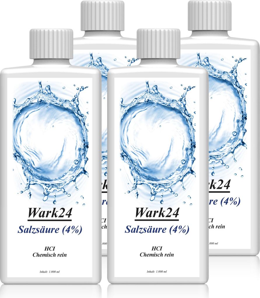 Wark24 Salzsäure (4%) 1L zur Entfernung von Kalk, Rost und Produktbild 