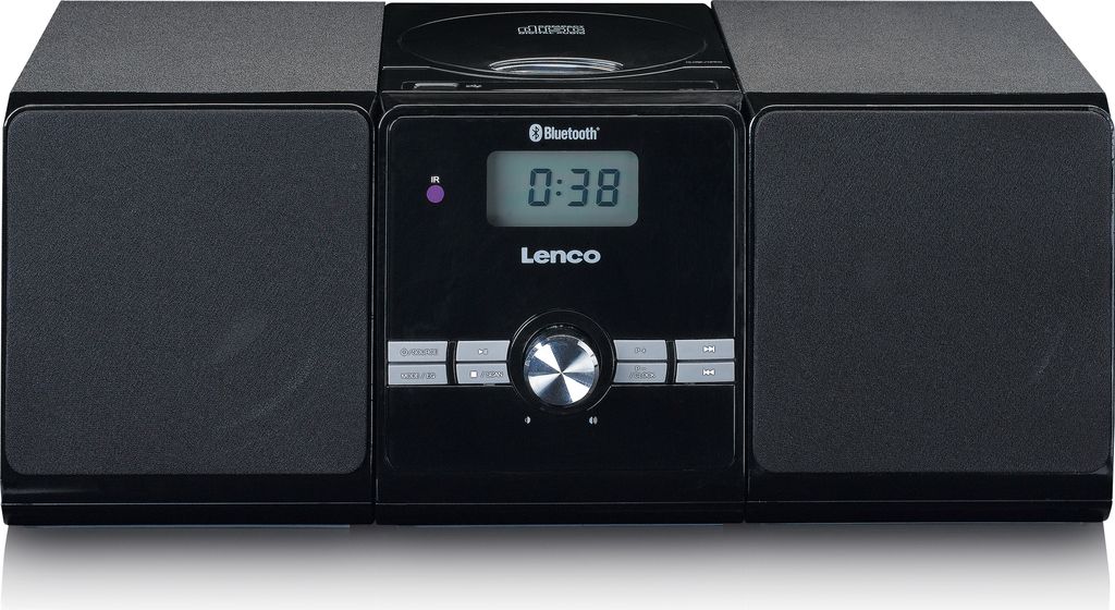 Lenco MC-030BK - Mikrofonní sada s přehrávačem CD/MP3 Obrázek produktu 
