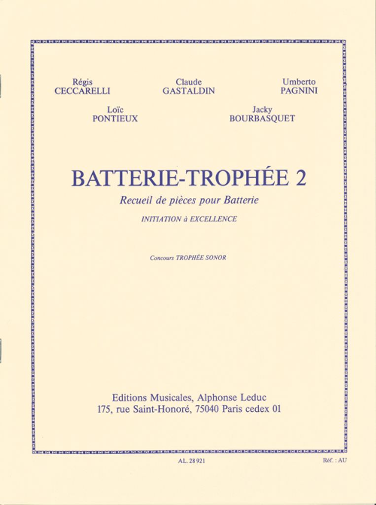 Batterie-trophée vol.2 pour batterie