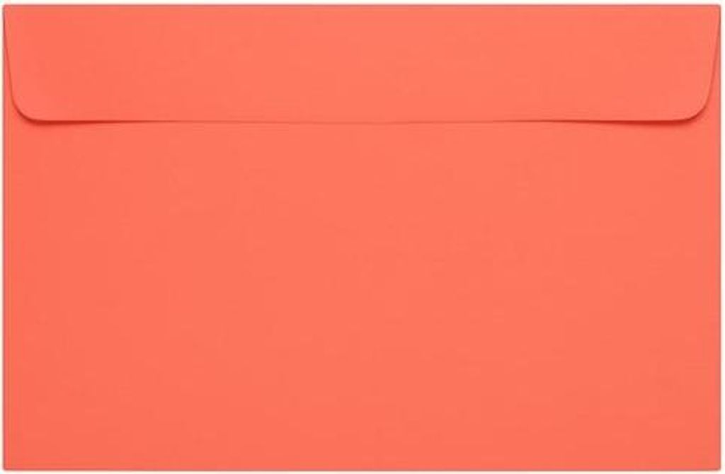 Umschläge C6 HK Korallenrot 120 g 10 Stück – Elegante Umschläge