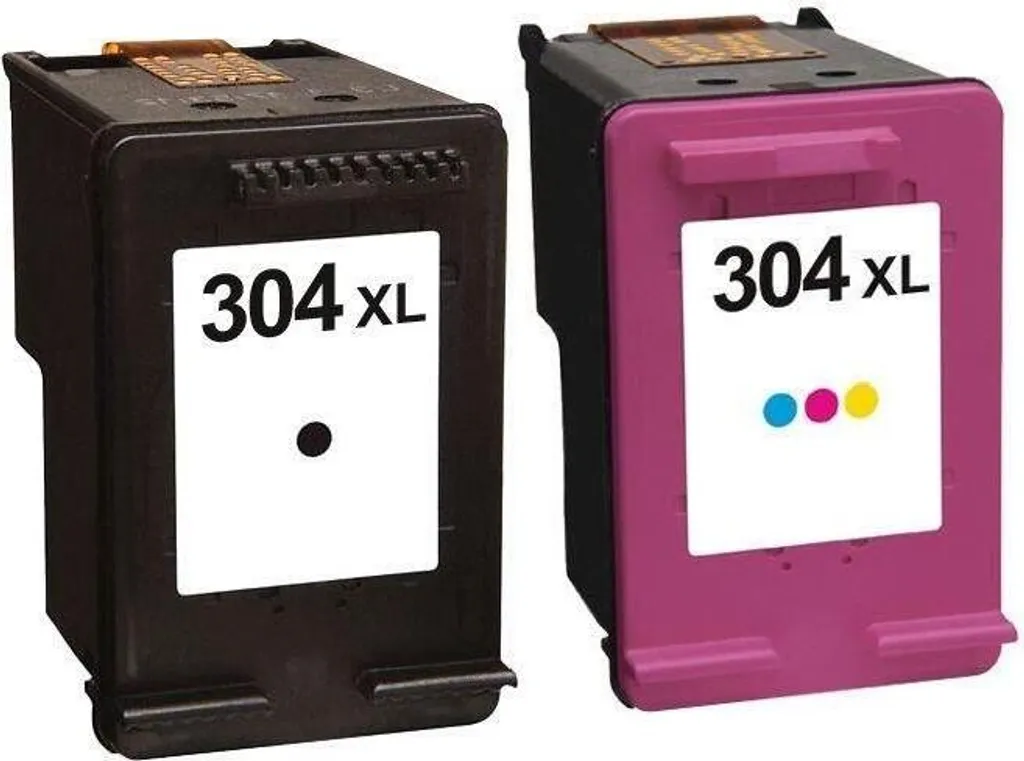 Cartouches HP 304 XL Noir et Couleur pour HP DeskJet 2620 et 2630