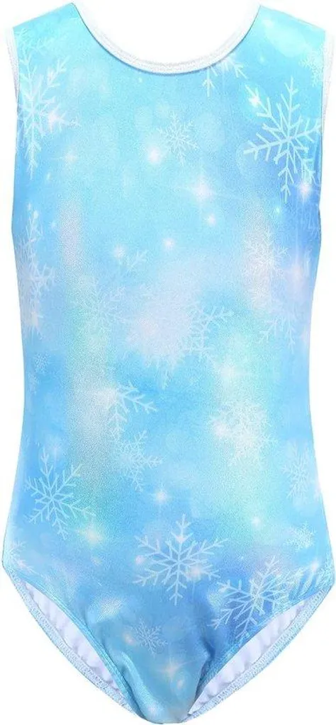 Tenue de danse classique bleue confortable et opaque pour fille 12-14 ans