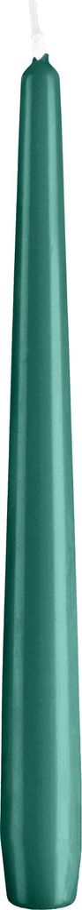 Konische Spitzkerzen Dunkelgrün 240 x Ø 23 mm, 12 Stück