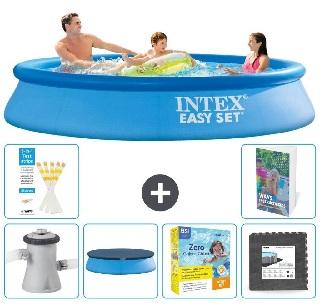 Easy Set Pool Rund - 305x61 cm - 7-teilig S259