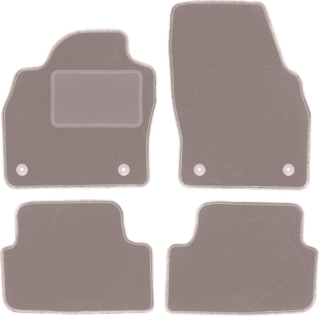 Velours-Autoteppiche für: Audi A1 Ii (Gb) Hatchback (2018-) Beige