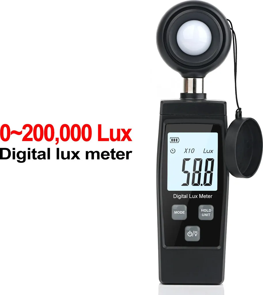 Photomètre Numérique de Poche pour Éclairage LED et Intensité Lumineuse