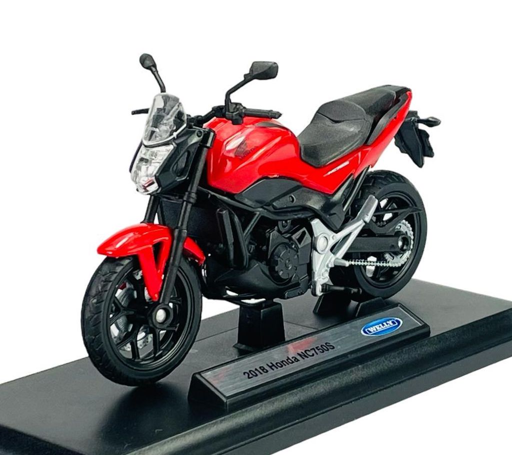 Welly Honda NC750S 1:18 11 cm motocykl,  v krabici, model Obrázek produktu 
