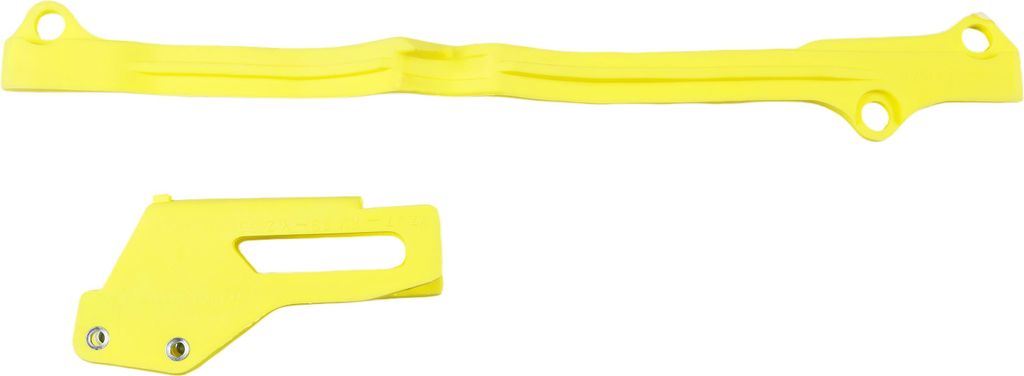 Kettenführung und Kettenschleifer UFO PLAST für Suzuki RM RM-Z 125 - 450 ccm Bj. 2001 - 2009, Farbe:hellgelb OEM 01-26