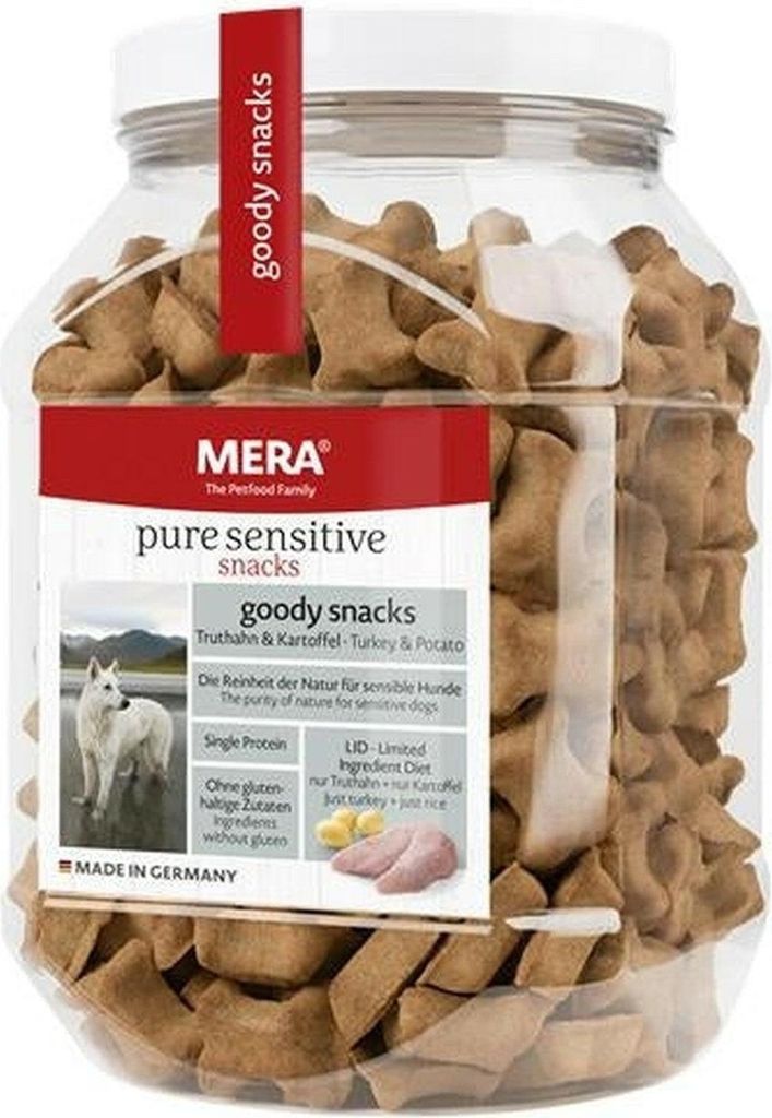 Mera Dog Pure Sensitive Goody Snack Truthahn & Kartoffel 600g