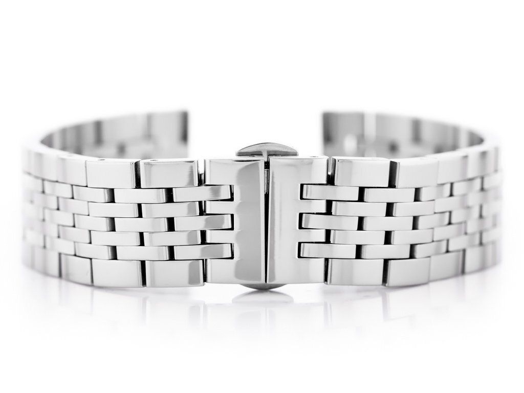 Pazifisches Armband Modell 4 - Silber 18mm