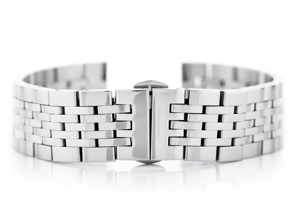 Bracelet Pacifique Argent 18mm - Accessoire Idéal pour Tenue de Soirée