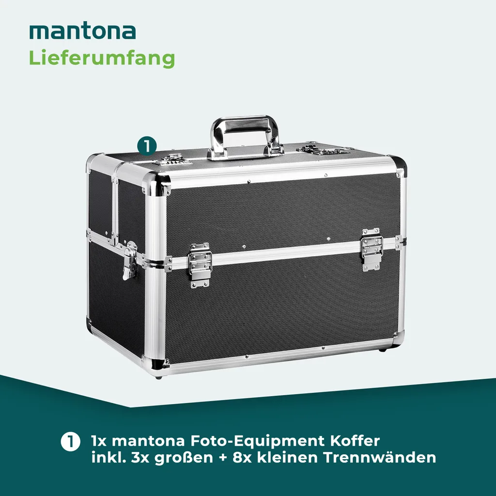 Mallette Photo de Transport avec Compartiments Modulables et Robuste - 6