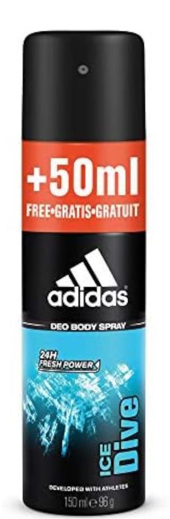 Adidas, Deodorante Ice Dive, 150 + 50 ml Immagine del prodotto 