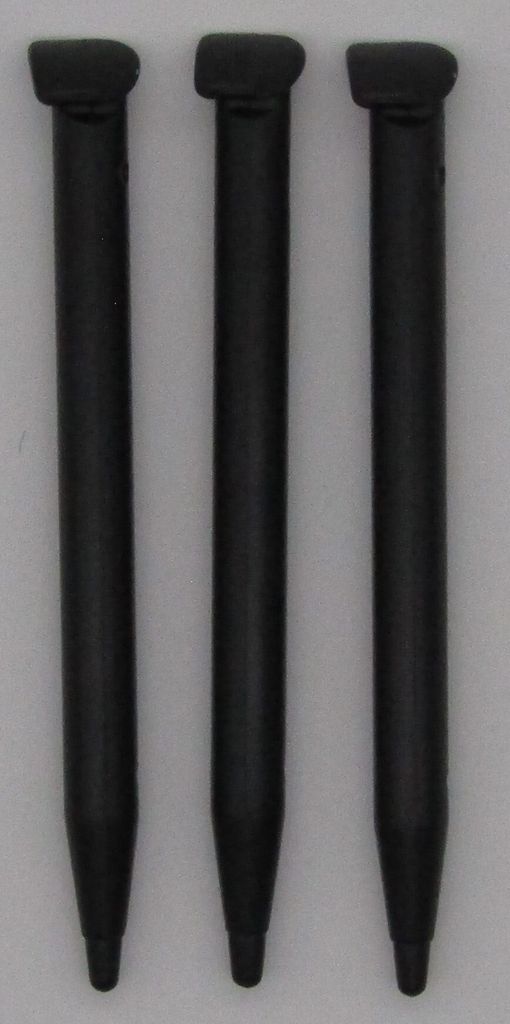 Ersatzstifte für New Nintendo 2DS XL NEU Touch Pen Stylus Drittanbieter Eingabestifte 3x Schwarz