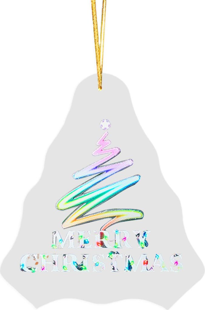 Winterliche Acryl-Weihnachtsbaumkugel „Frohe Weihnachten“ zum Aufhängen für den Weihnachtsbaum, mattierter Anhänger für Bäume, Fenster und...