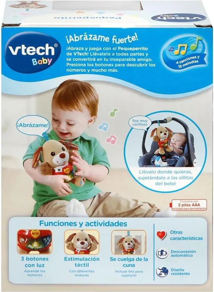 Peluche interactive premier âge VTech avec musiques et sons pour bébé - 9