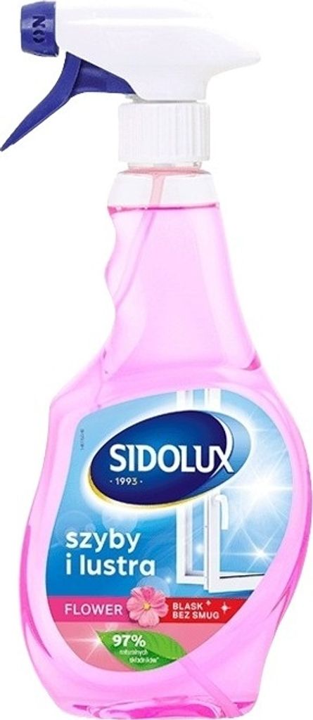 Sidolux, Crystal, Čistič skla, květina, 500 ml Obrázek produktu