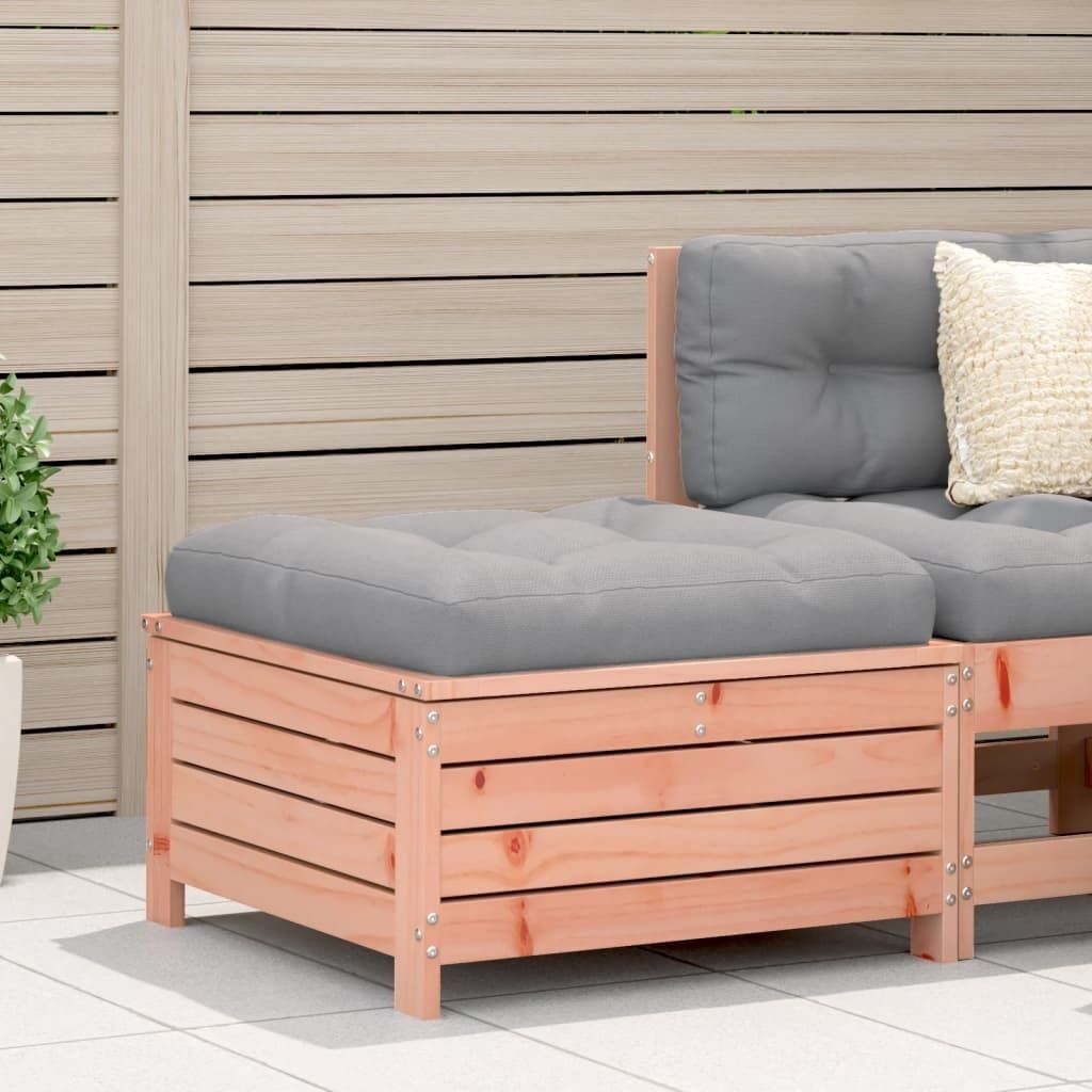 Design Gartenhocker 62x63,5x32 cm Massivholz Douglasie, Produktbild 
