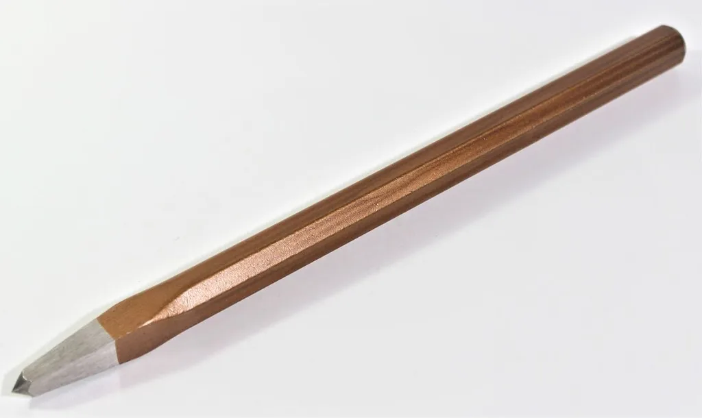 RENNSTEIG Scalpello a punta C.V. 300x18 mm Scalpello ottagonale Scalpello da muratore Utensile a percussione
