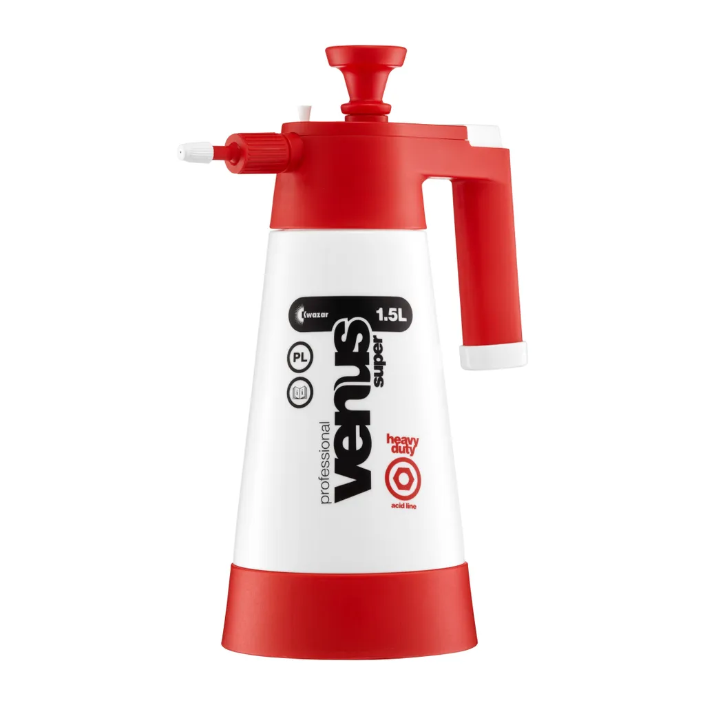 Pulvérisateur à pression préalable HD Acid Venus Super Pro+ de 1,5 litre