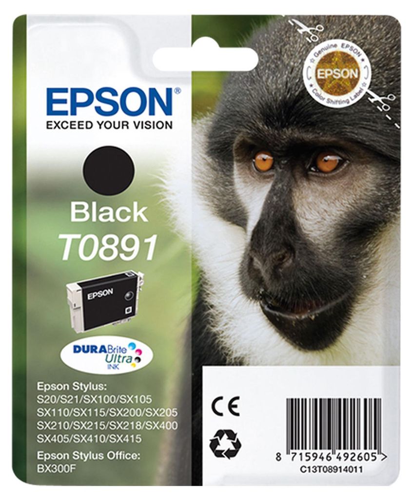 Epson DURABrite Ultra Ink T 089 Tintenpatrone schwarz     T Produktbild 