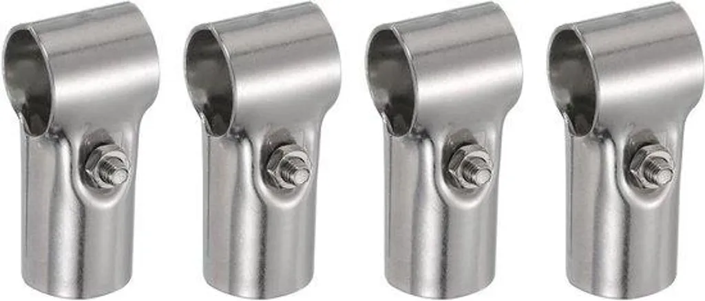 Colliers inox pour assemblage de clôture et tubes 25mm - Pack de 4