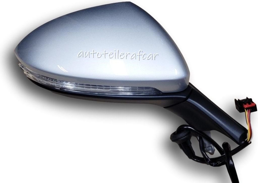 Außenspiegel Spiegel rechts elektrisch für Für VW GOLF VII 2012 - 21 silber LA7W