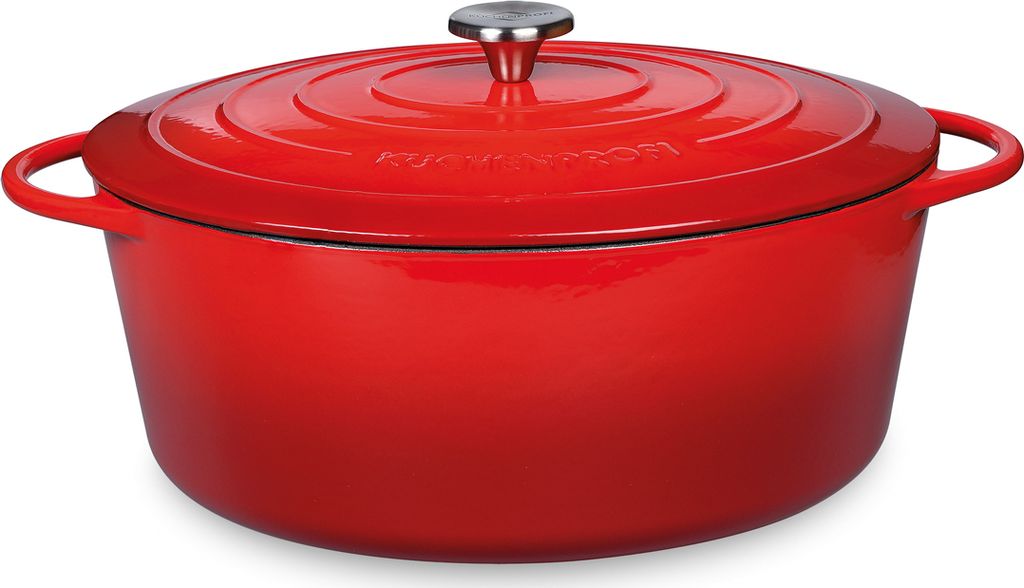 KÜCHENPROFI Bratentopf oval, 35 cm classic red PROVENCE