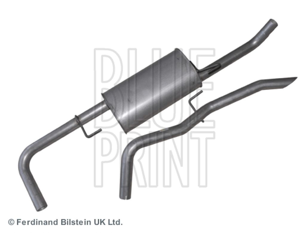 BLUE PRINT ADN16011 Endschalldämpfer für NISSAN NP300 Navara Pickup (D40) Auspuff