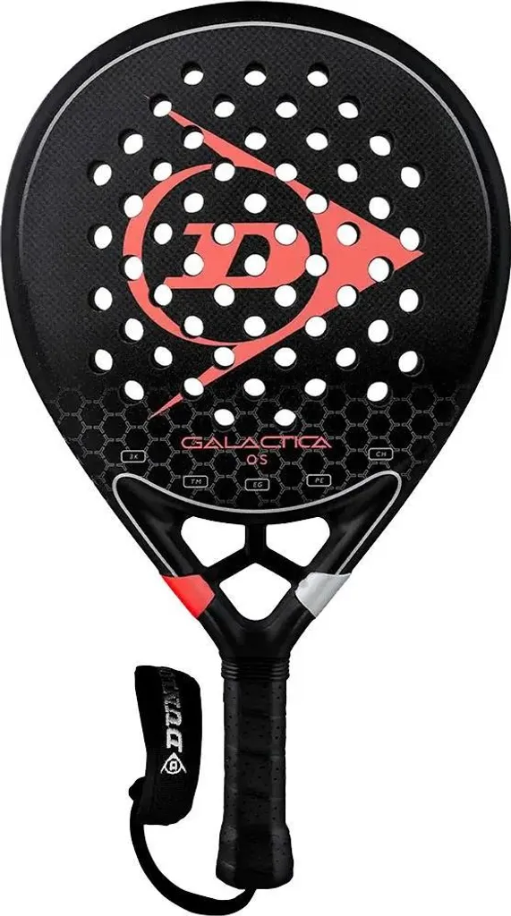 Raquette de padel Dunlop Galactica Noir Idéale pour Compétition et Match
