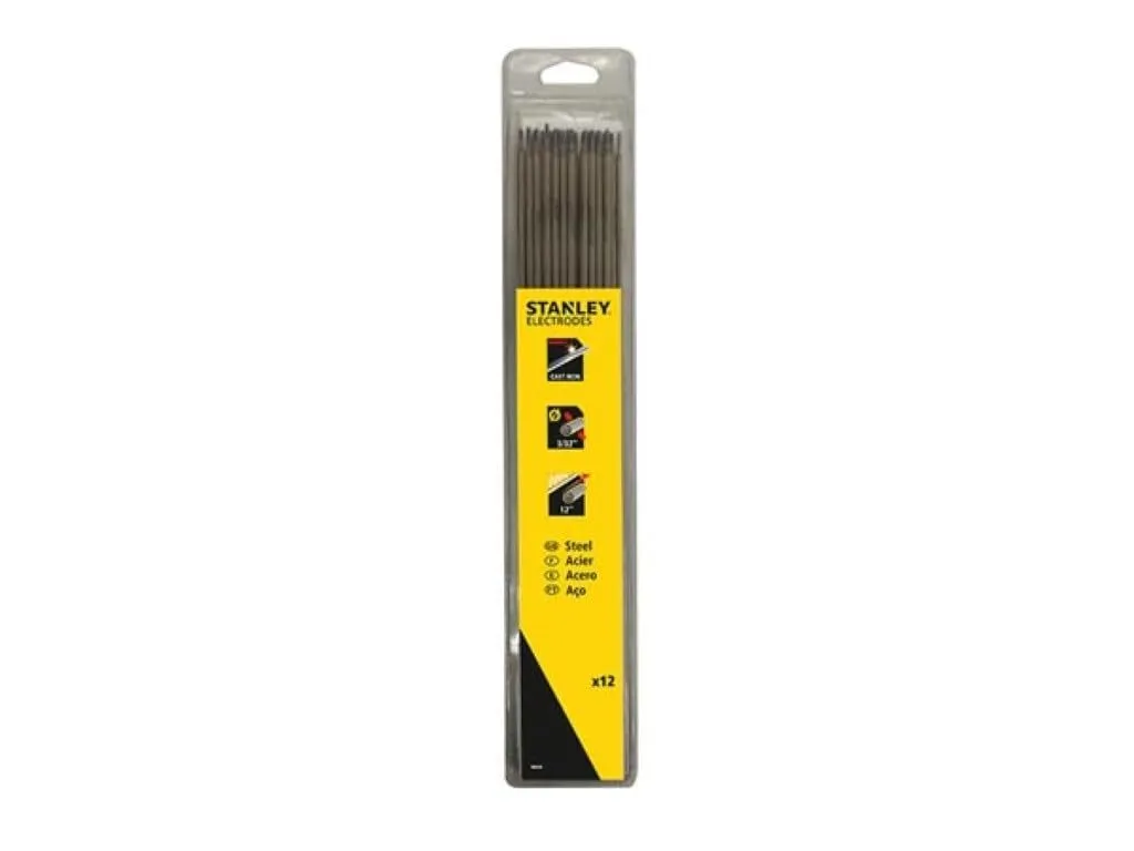 Stanley Soudage - 12 Électrodes Inox A5.15 2.5x300mm pour Soudure à l'Arc