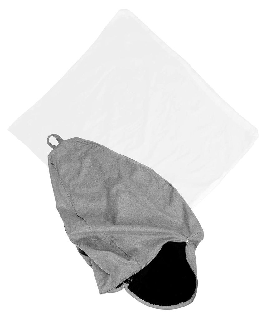 Ersatz-Innenfutter für Sitzsäcke 90x80cm Atmungsaktives Netzgewebe Waschbarer Lounge-Sessel-Einsatz mit Griff für Wohnzimmer und Spielzimmer