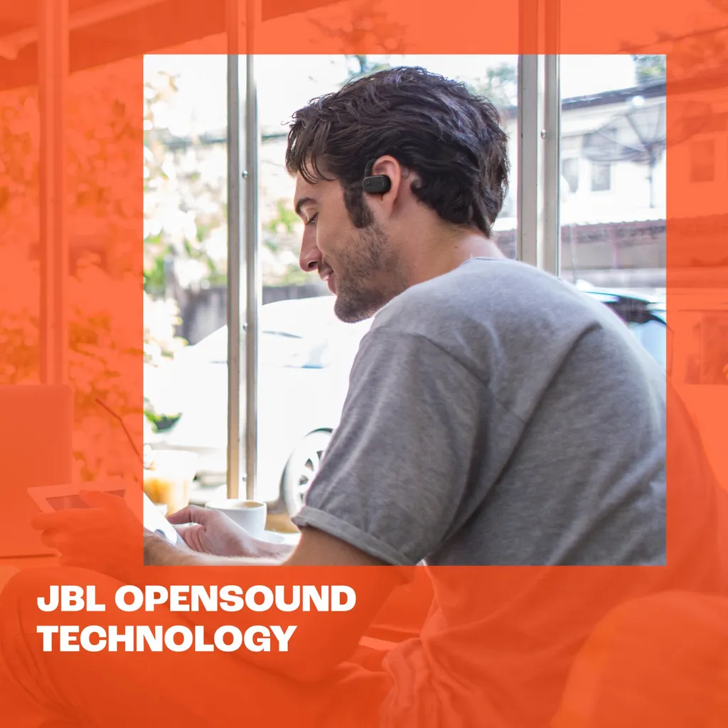 JBL Soundgear Sense Casque sans fil véritable Oreille Ouverte Noir