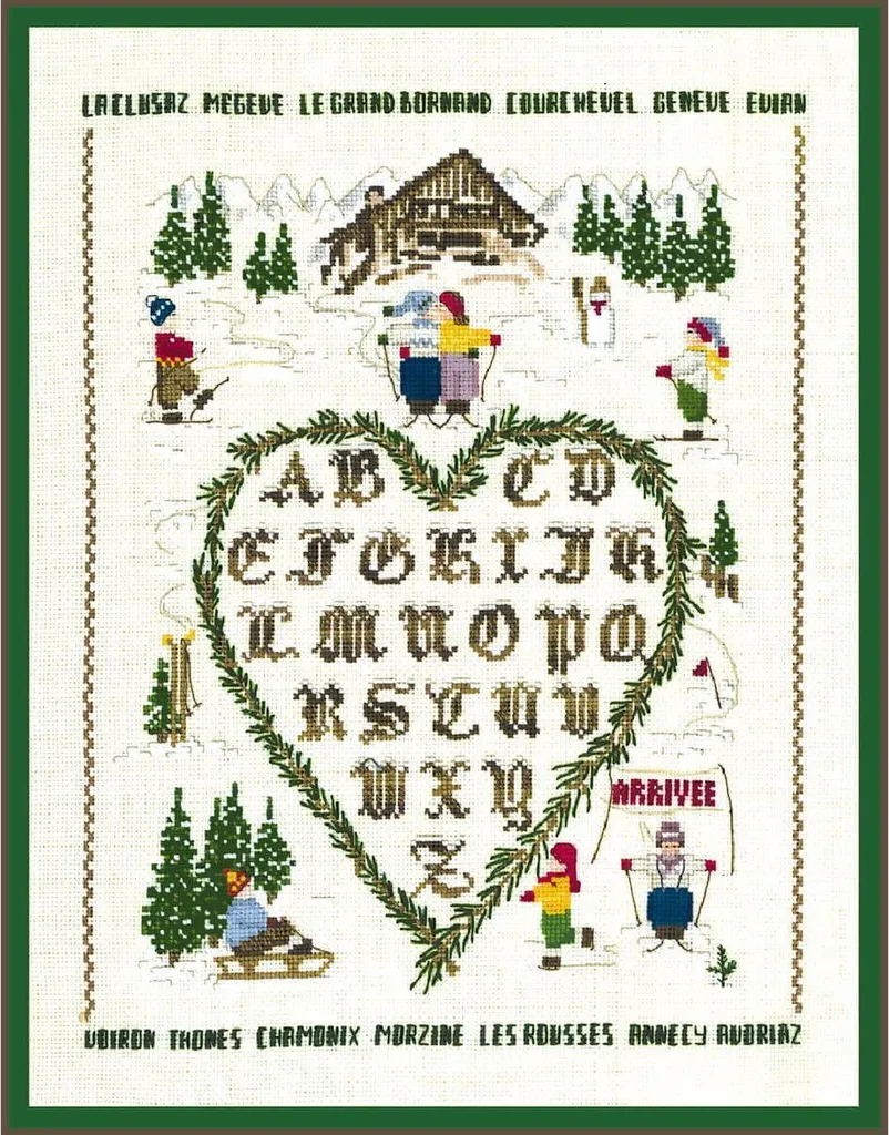 Acquista Kit Punto Croce Wintersport Le Bonheur des Dames 22x29cm