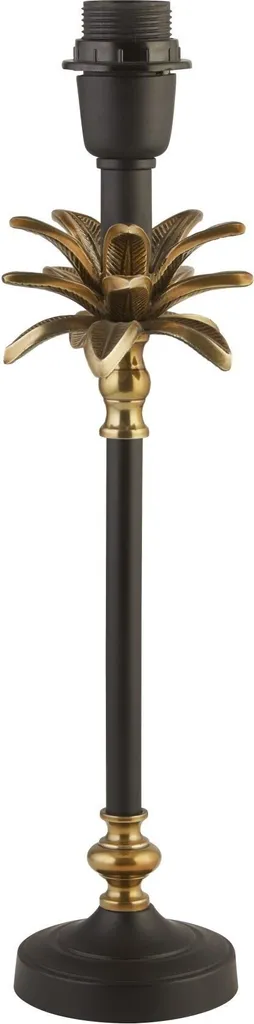 Lampe de table Palm en laiton antique et noir mat, finition premium 45cm
