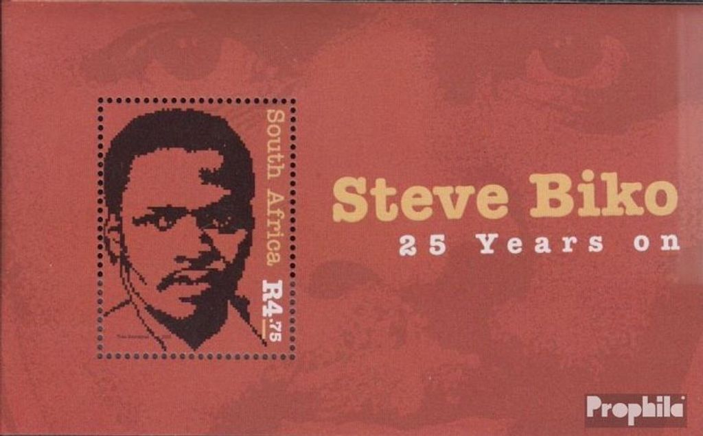 Briefmarken Südafrika 2002 Mi Block88 (kompl.Ausg.) gestempelt Todestag Steve Biko