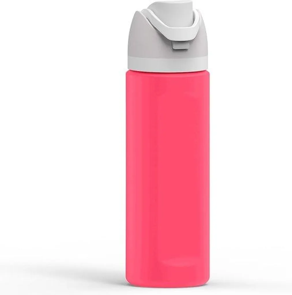 Housse de bouteille 700ml rose : finies les rayures et les bosses