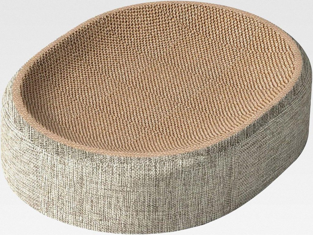 Katzen Kratzbrett - Ovales Sisal Kratzbrett Für Katzen | Sisal Gebogene Katzenkratzer | Pet Kratzbretts 2-in-1-Kratzmatte | Kratzunterlage Für Ka...