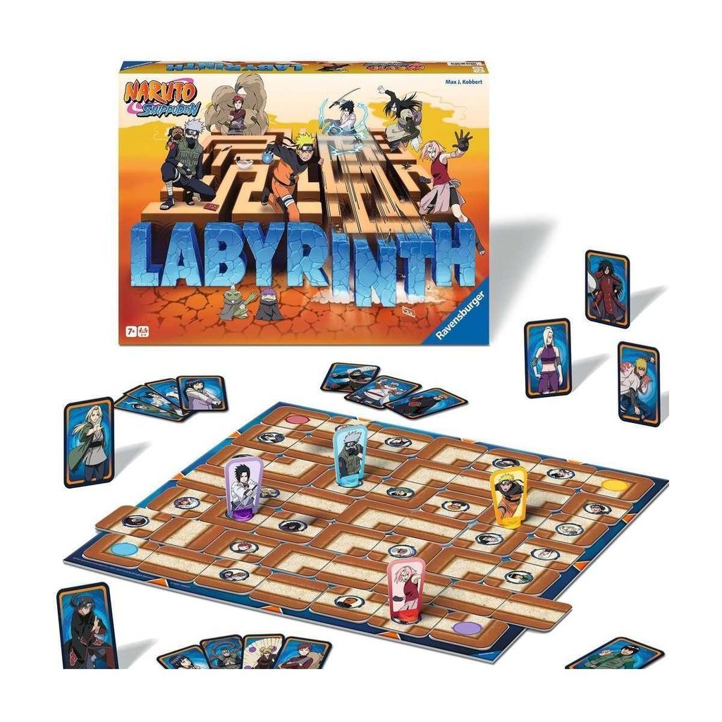 Naruto Labyrinth - Board Games - Naruto Shippuden - Ages 7