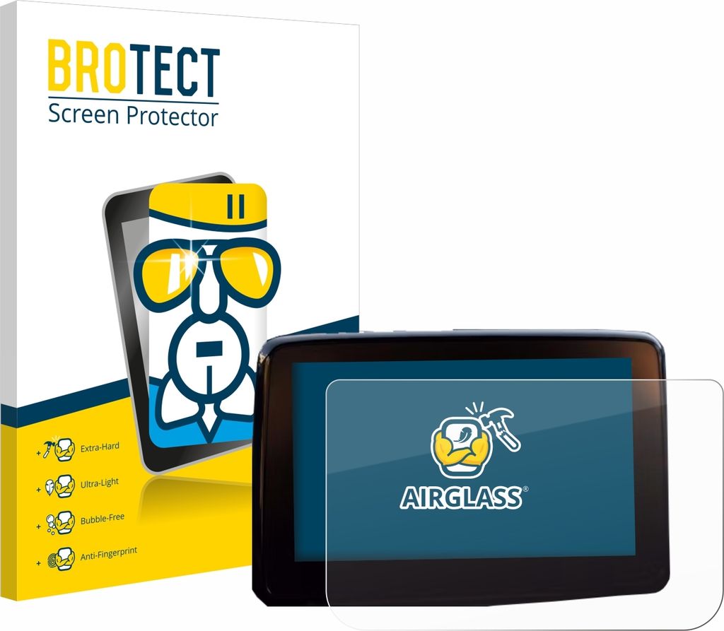 BROTECT Schutzglas für Mazda 2 BJ 2024 Schutzfolie Panzer Folie Glas Display Schutz klar