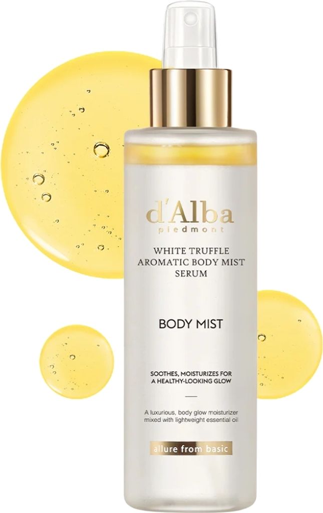 d'Alba White Truffle Aromatic Body Mist Serum 180 ml – zweiphasiges Körper-Spray