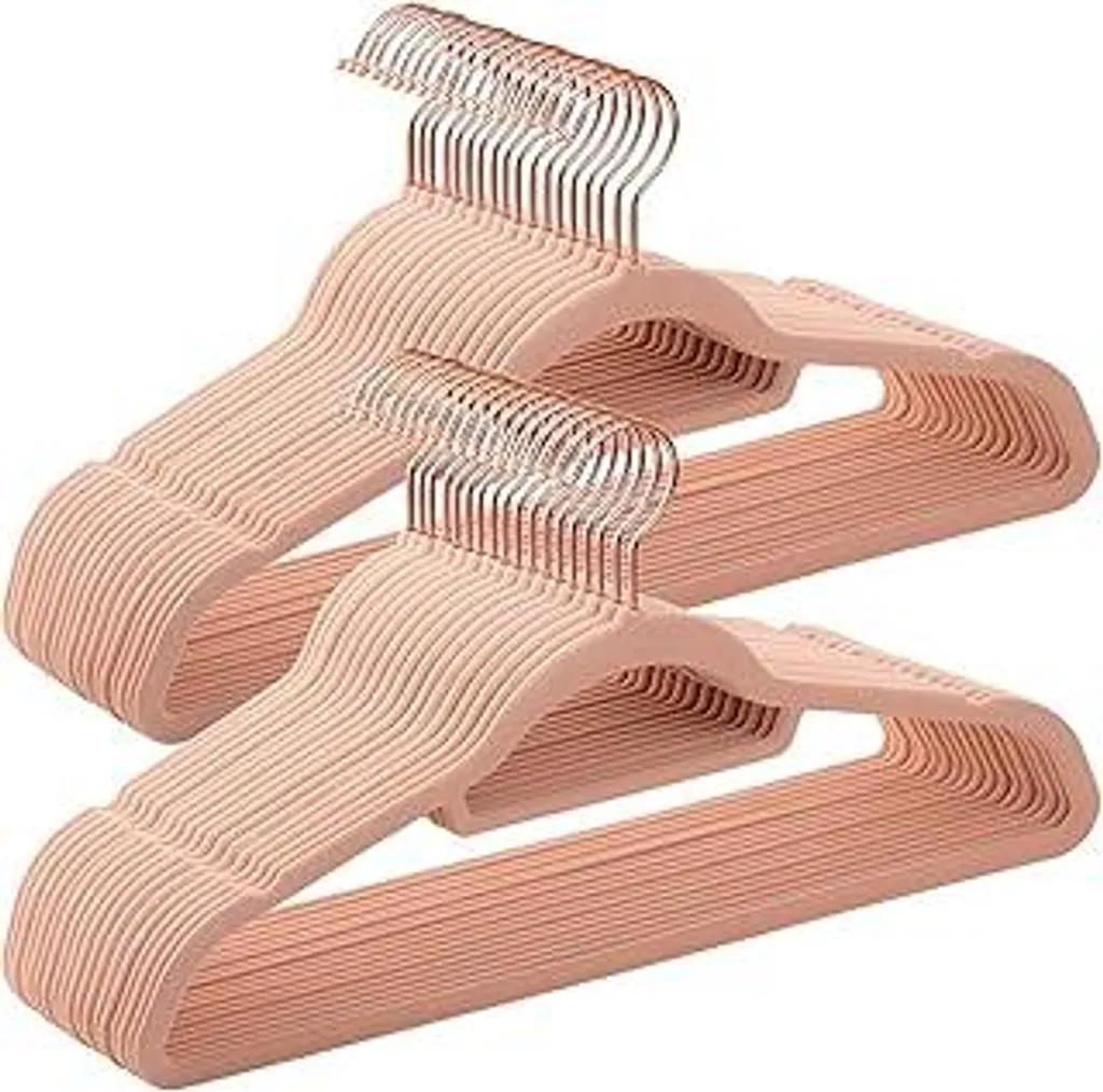 SONGMICS 50 Appendiabiti Slim Velluto: Massima Efficienza Armadio